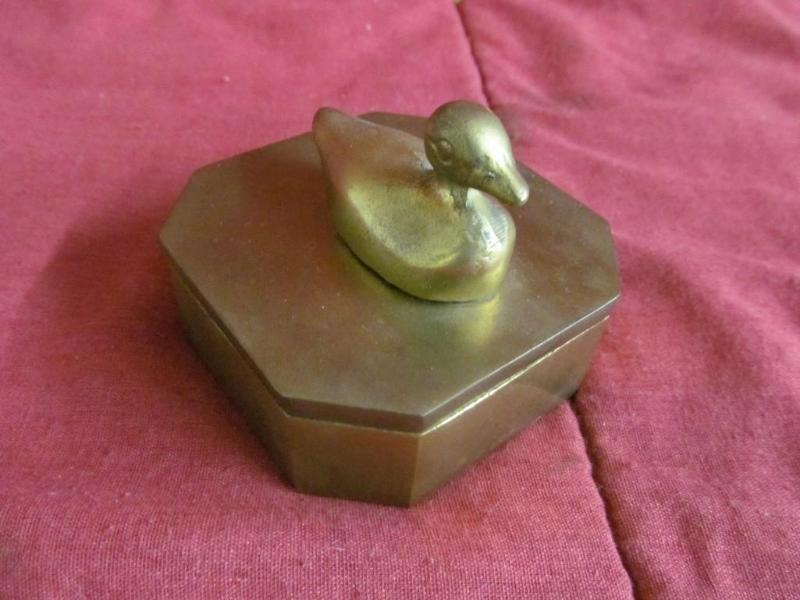 Solid Brass Duck Box 3 x 3...