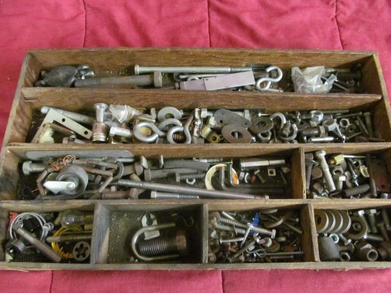 Vintage Bench Top Organizer with Mi...
