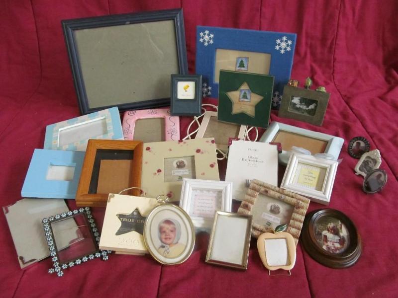 Large Collection of Picture Frames...
