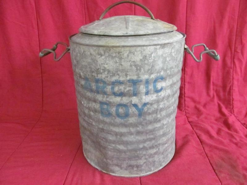 Galvanized Covered Vintage Artic Bo...