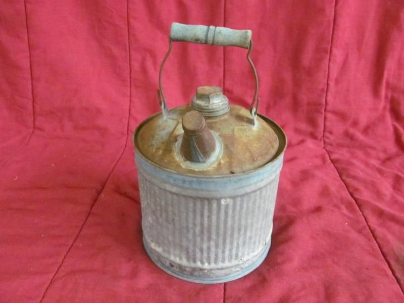 Vintage Aluminum Gas Can with Spout...