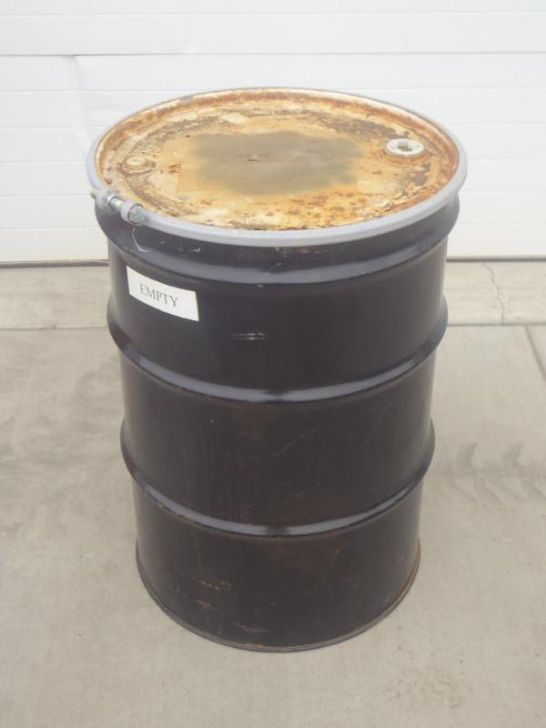 lot 17 image: 55-Gallon Steel Barrel With Removab...