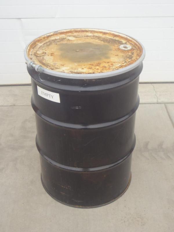 lot 18 image: 55-Gallon Steel Barrel With Removab...