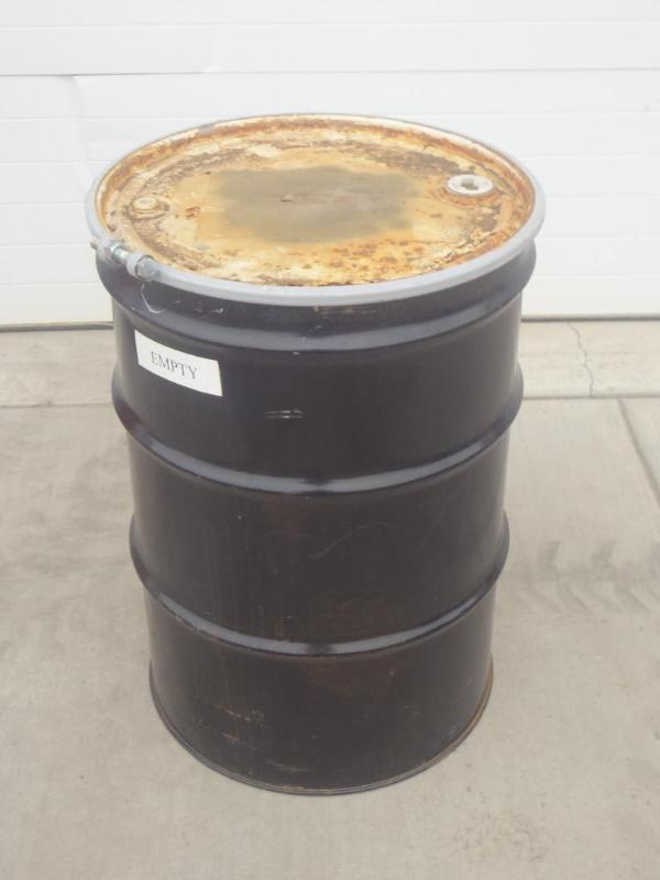 lot 19 image: 55-Gallon Steel Barrel With Removab...