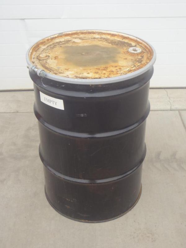 lot 23 image: 55-Gallon Steel Barrel With Removab...