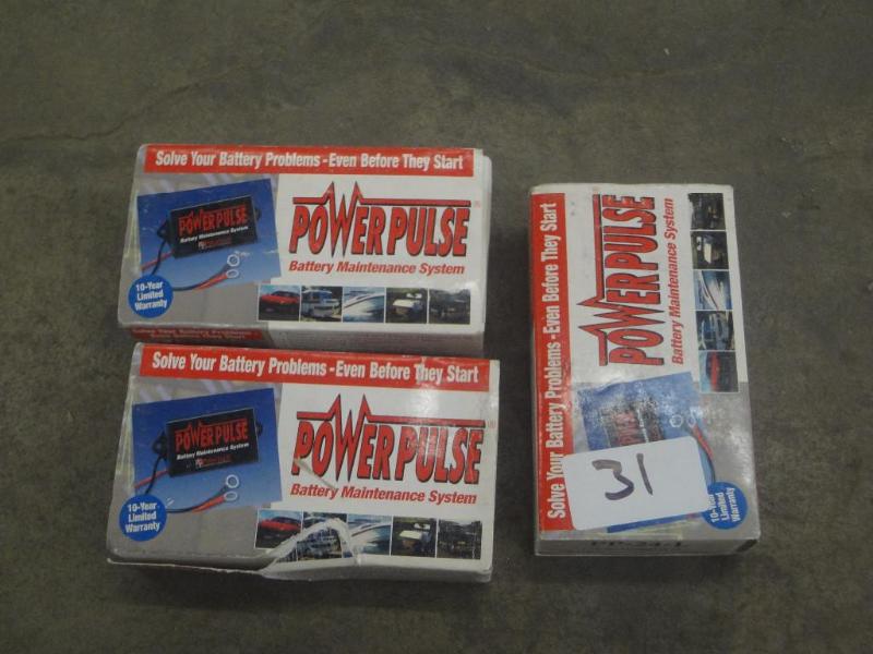lot 31 image: (3) New Power Pulse 24Volt Battery ...