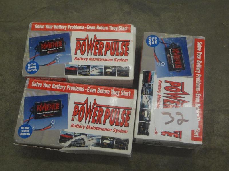 lot 32 image: (3) New Power Pulse 24Volt Battery ...