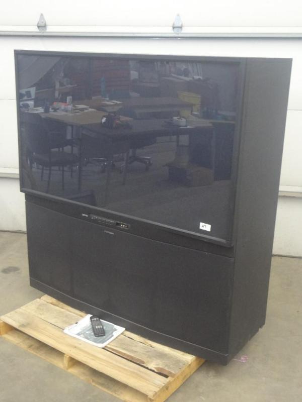 lot 47 image: Mitsubishi HD1080P Big Screen TV Wi...