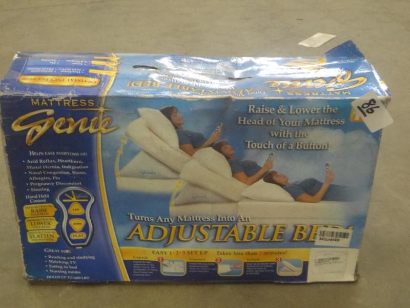 lot 86 image: Unused Power Mattress Head Rest...