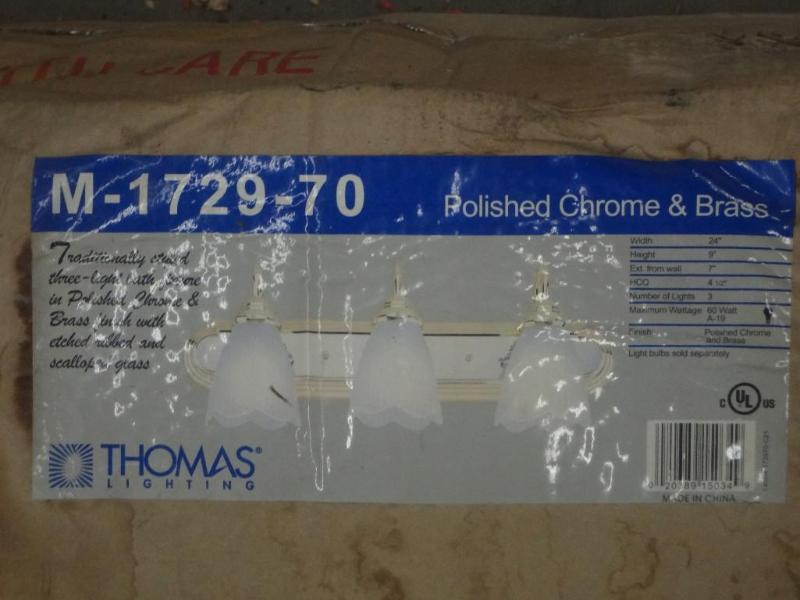 lot 88 image: Unused Thomas M-1729-70 Polished Ch...