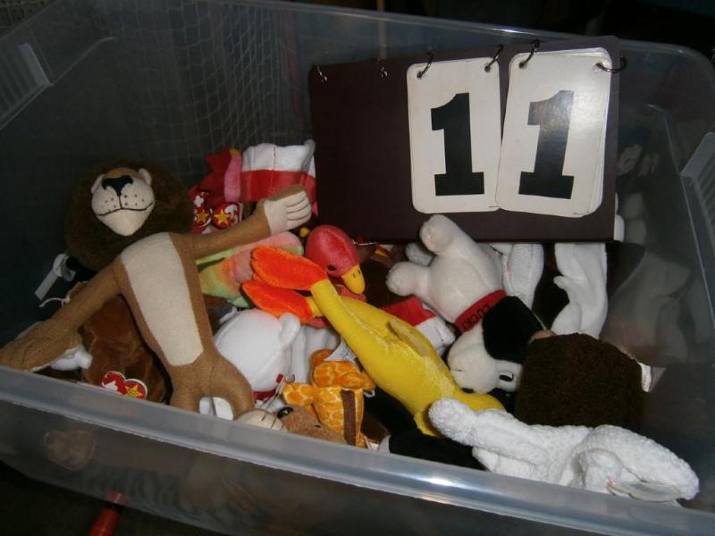 12 box Beanie Babies....