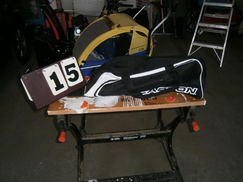 Baseball bag, 6 year use, Easton....