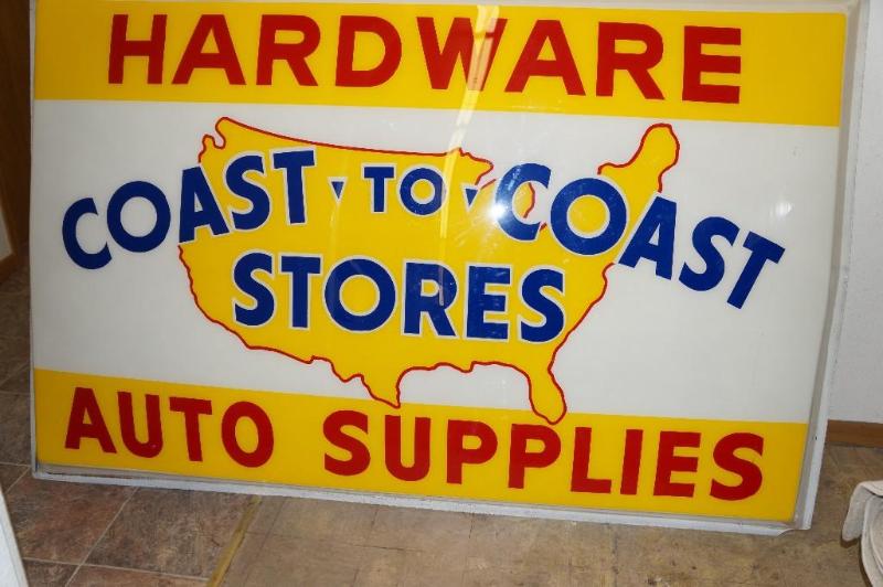 lot 16 image: Vintage Coast to Coast Sign