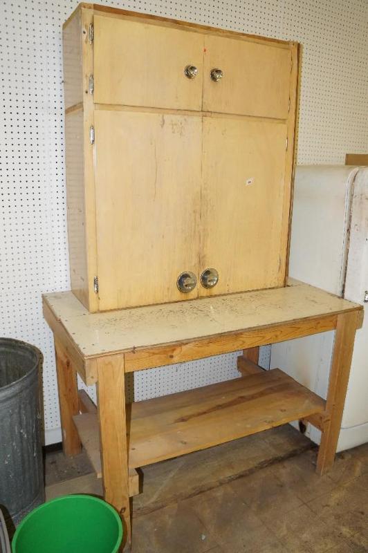 lot 66 image: Cabinet  Workbench