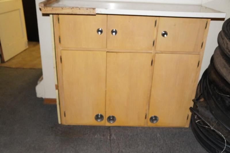 lot 77 image: Cabinet with Laminate Countertop