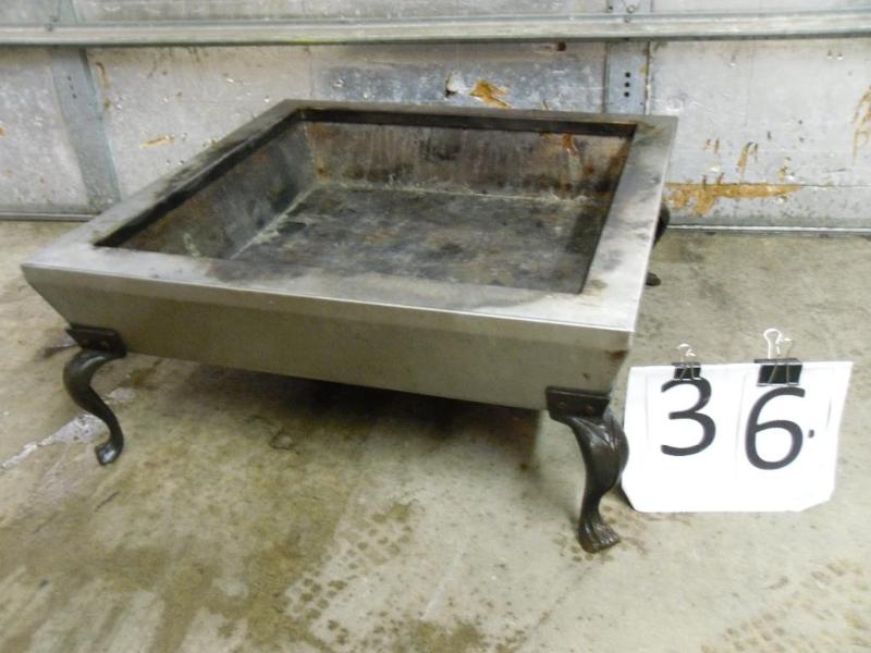 lot 36 image: Fire pit. Wrapped with stainless st...