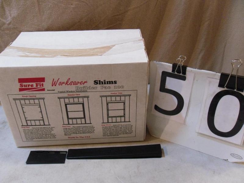 lot 50 image: Sure Fit&nbspWorksaver&nbspShims....