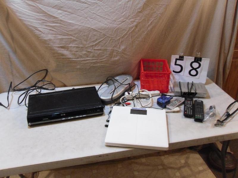 lot 58 image: Lot of Assorted Electronics. Toshib...