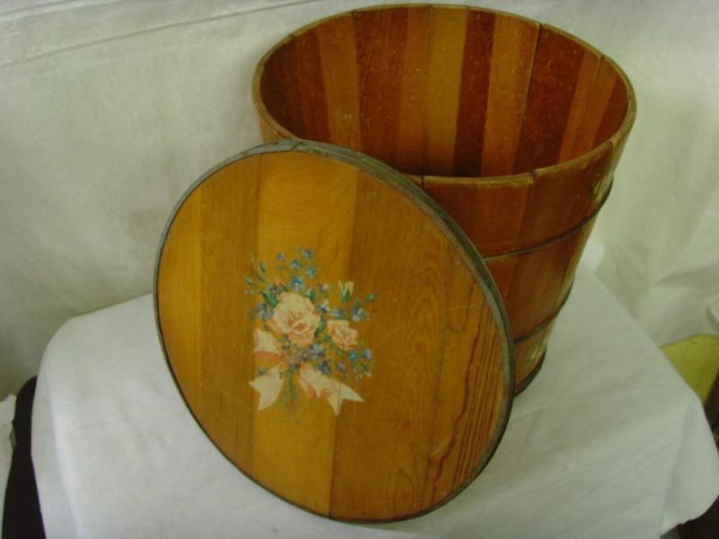 lot 23 image: Vintage Butter Barrel