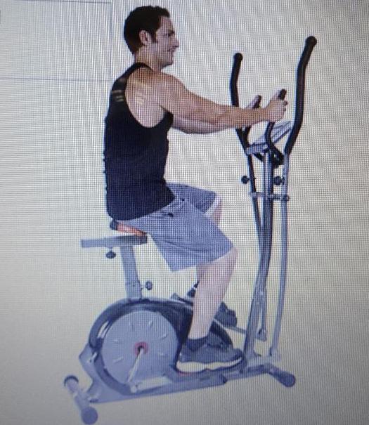 BODY FLEX 2-IN-1 ELLIPTICAL TRAINER...