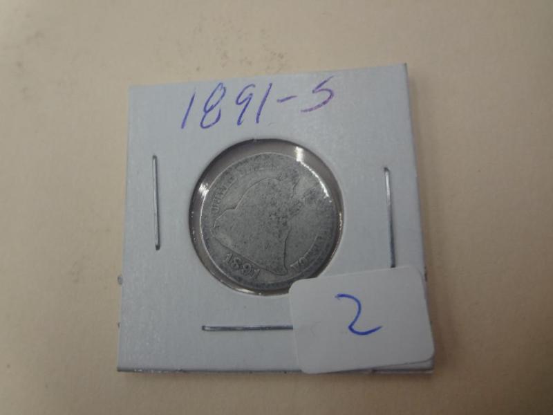 1891-S Seated Liberty Dime...