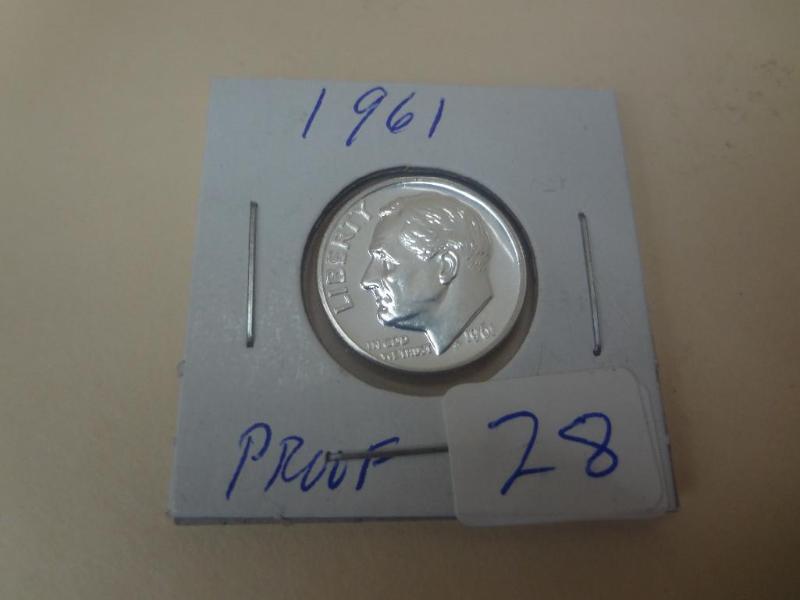 1961 Proof Roosevelt Dime...