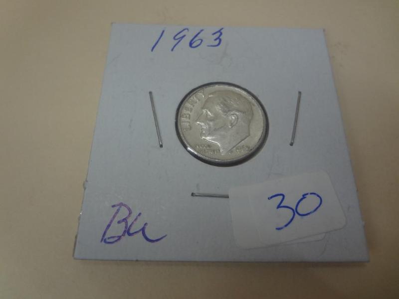 1963 BU Rooselvelt Dime...