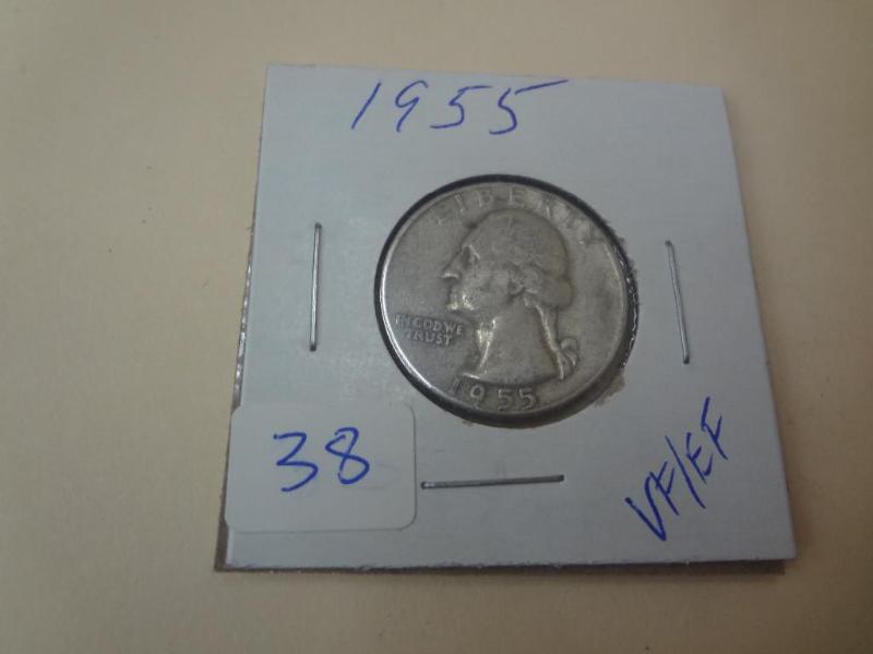 Washington Quarter 1955 XF...
