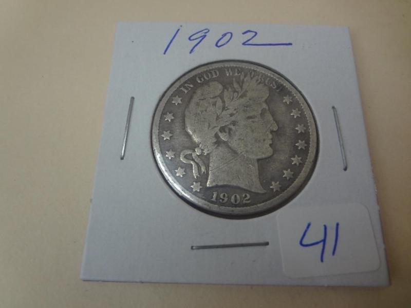 1902 Barber Half Dollar...