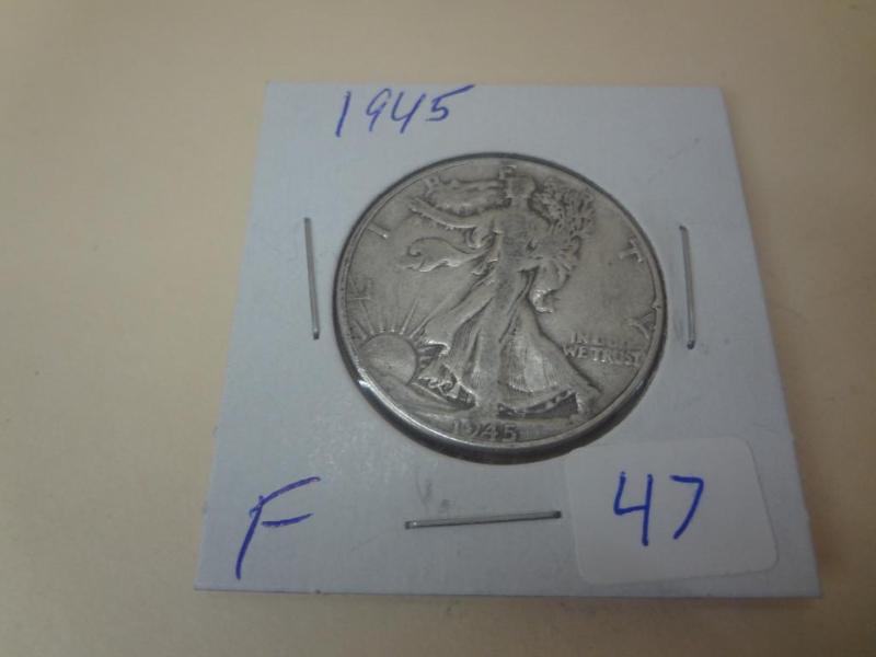 1945 Liberty Walking Half Dollar F...