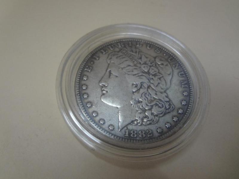 1882 Morgan Silver Dollar, Toned VF...
