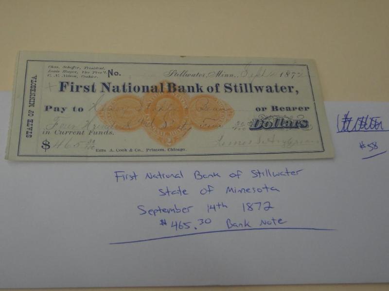 First National Bank Of Stillwater, ...
