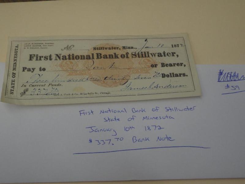 First National Bank Of Stillwater, ...