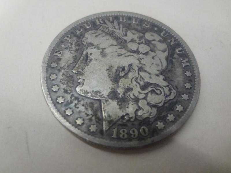 1890-O Morgan Silver Dollar...