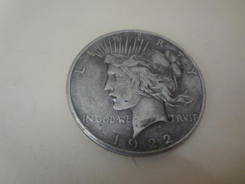 1922 Peace Silver Dollar...