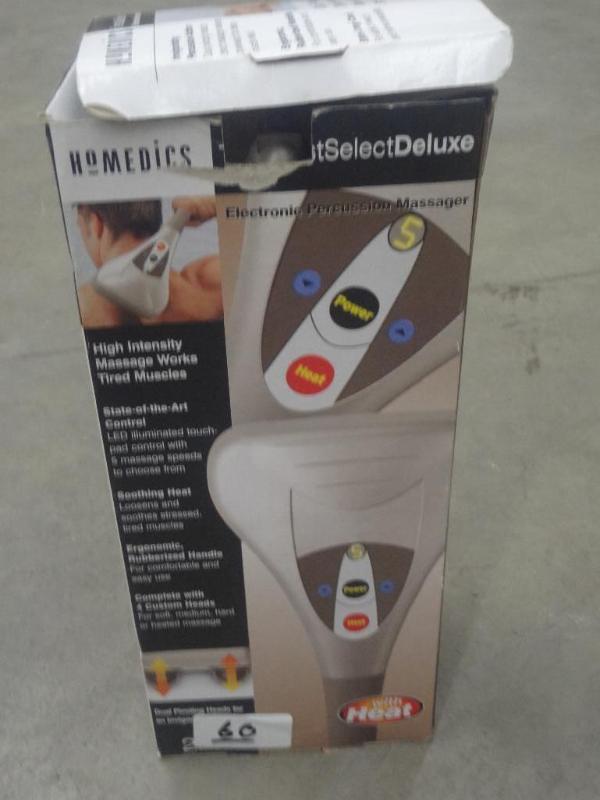 lot 60 image: Homedics Electric Percussion Massag...