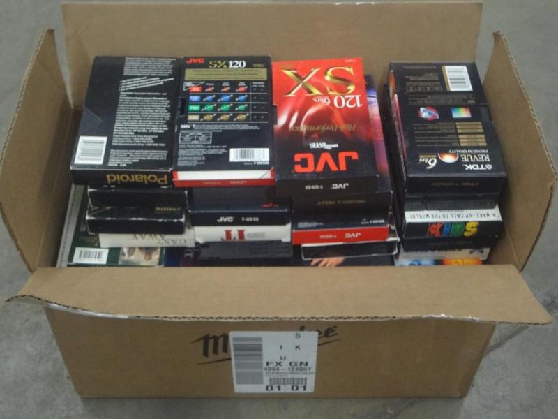 lot 61 image: Box Full Of Misc VHS Videos...