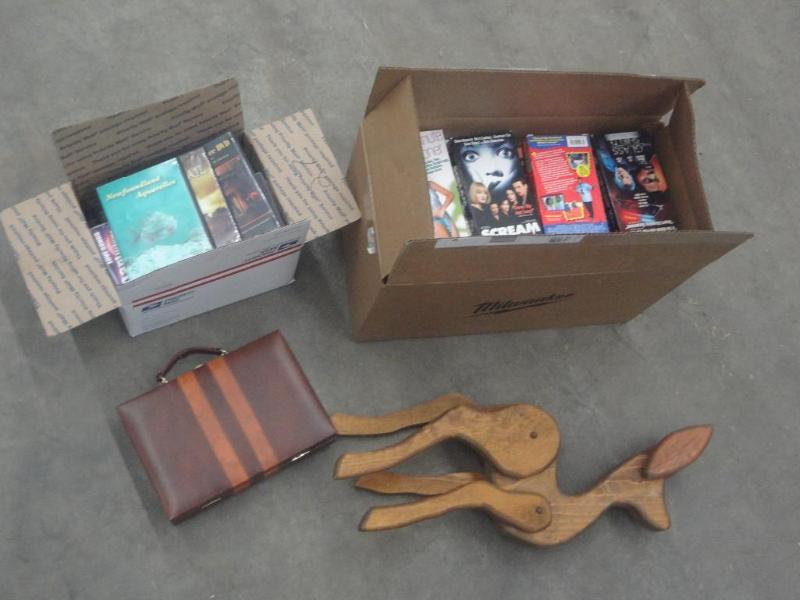 lot 71 image: Lot Of Box Of Misc VHS & DVD V...