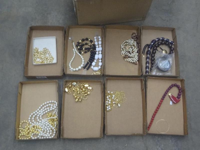 lot 72 image: Box Full Of Misc Costume Jewelry...