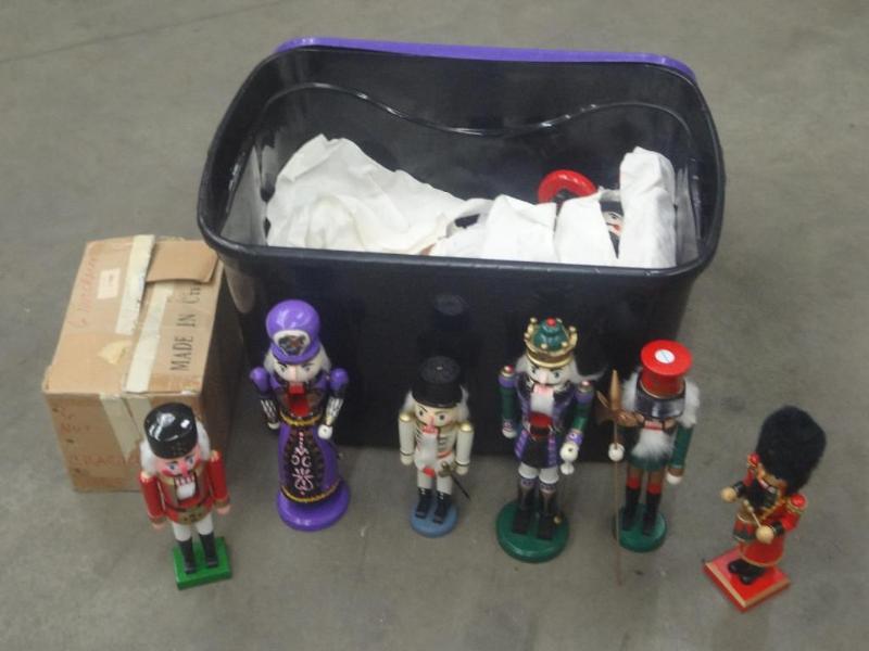 lot 97 image: Tub Of Christmas &quotNut Crackers...