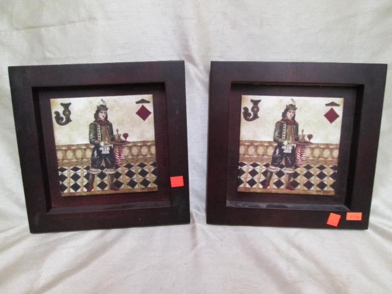 Pair of Jack prints in cherry color...