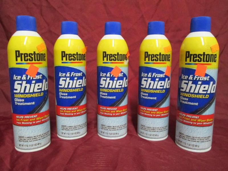 Lot of 5 Prestone ice &amp frost s...