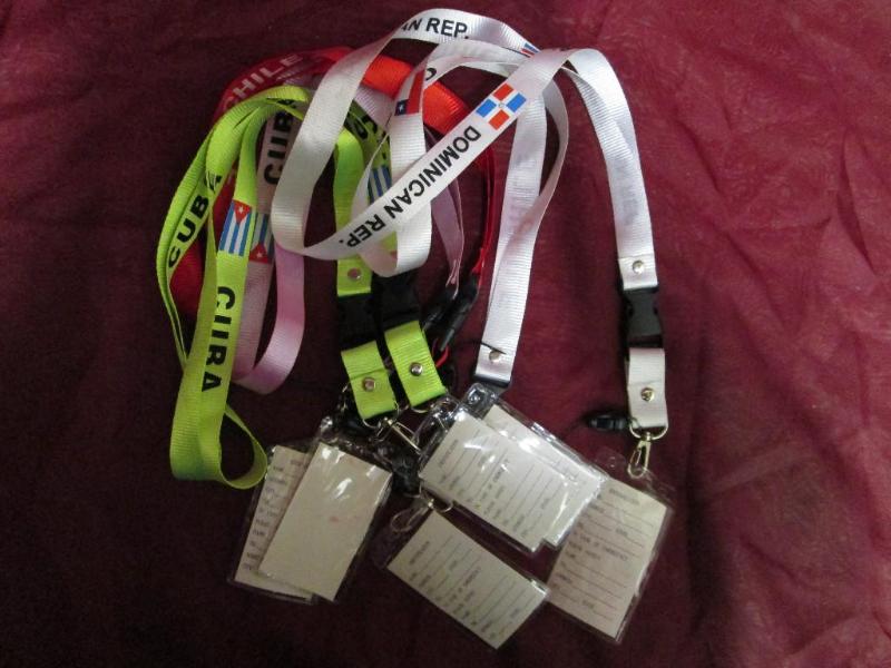 Lot of 6 lanyards with identificati...