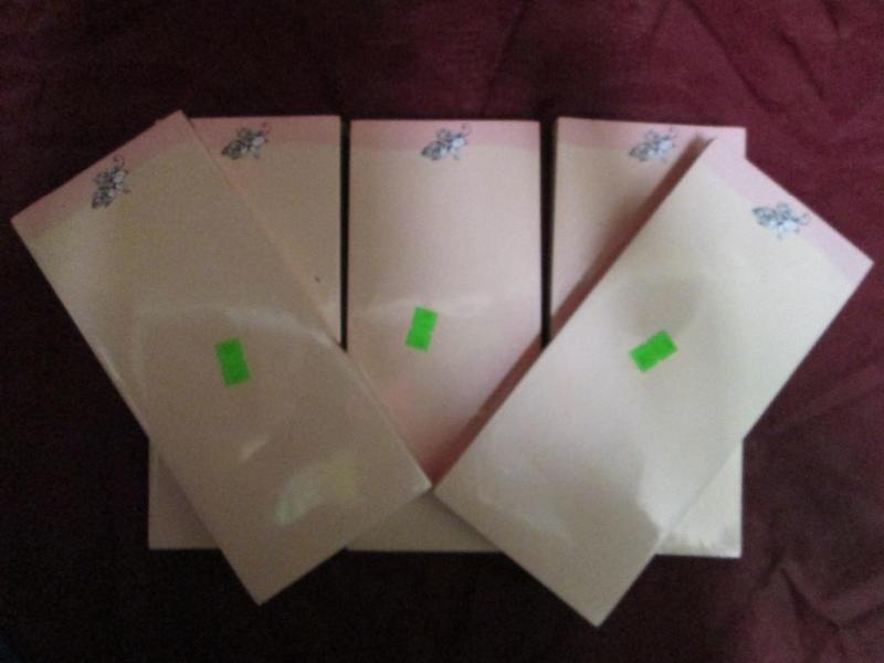 Lot of 5 packages of note paper mea...