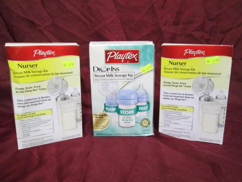 Lot of Playtex Nurser storage kits....