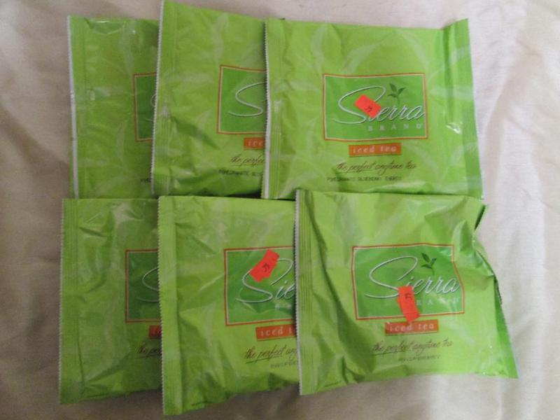 Lot of 6 Sierra iced tea packets. P...