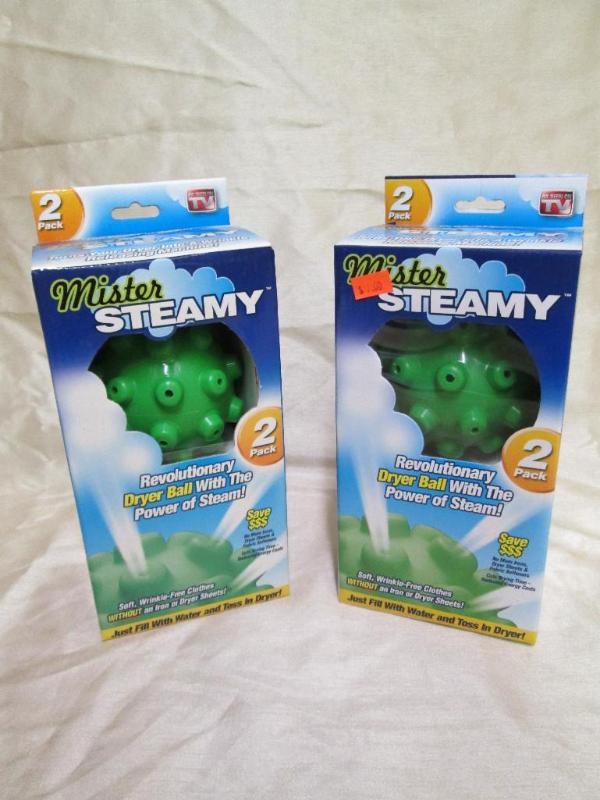 Pair of Mister Steamy dryer balls. ...