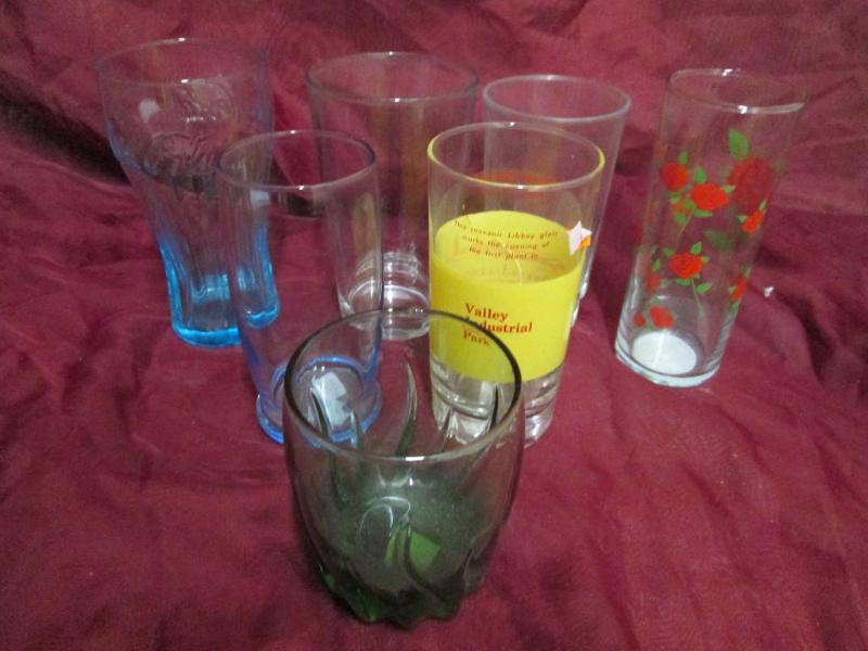 Lot of 7 miscellaneous glasses....