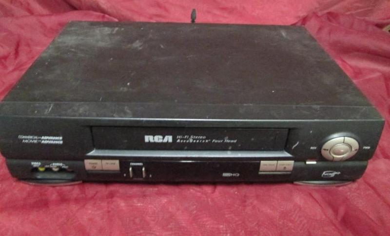 RCA four head VHS playerrecorder....