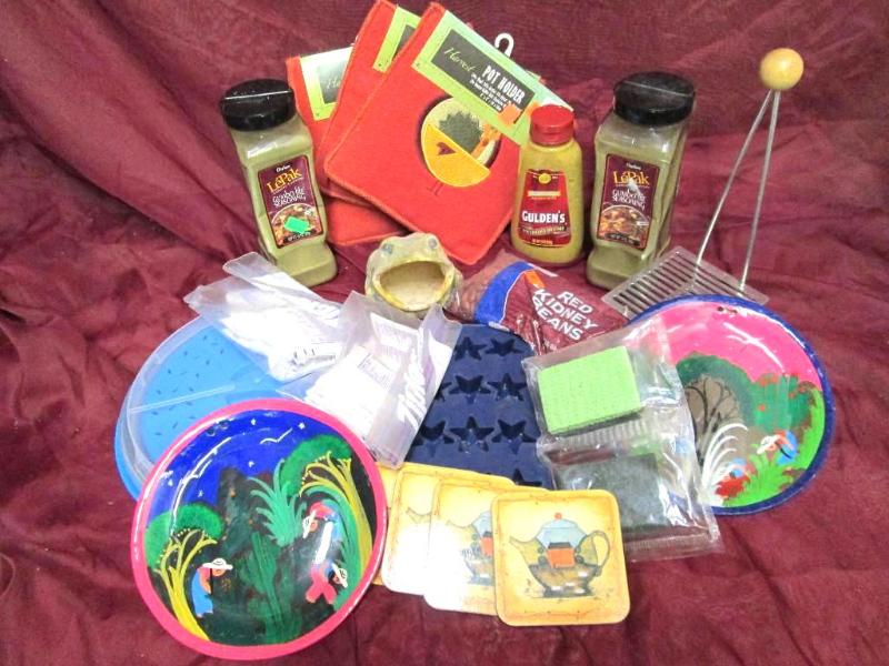 Miscellaneous kitchen items. Season...